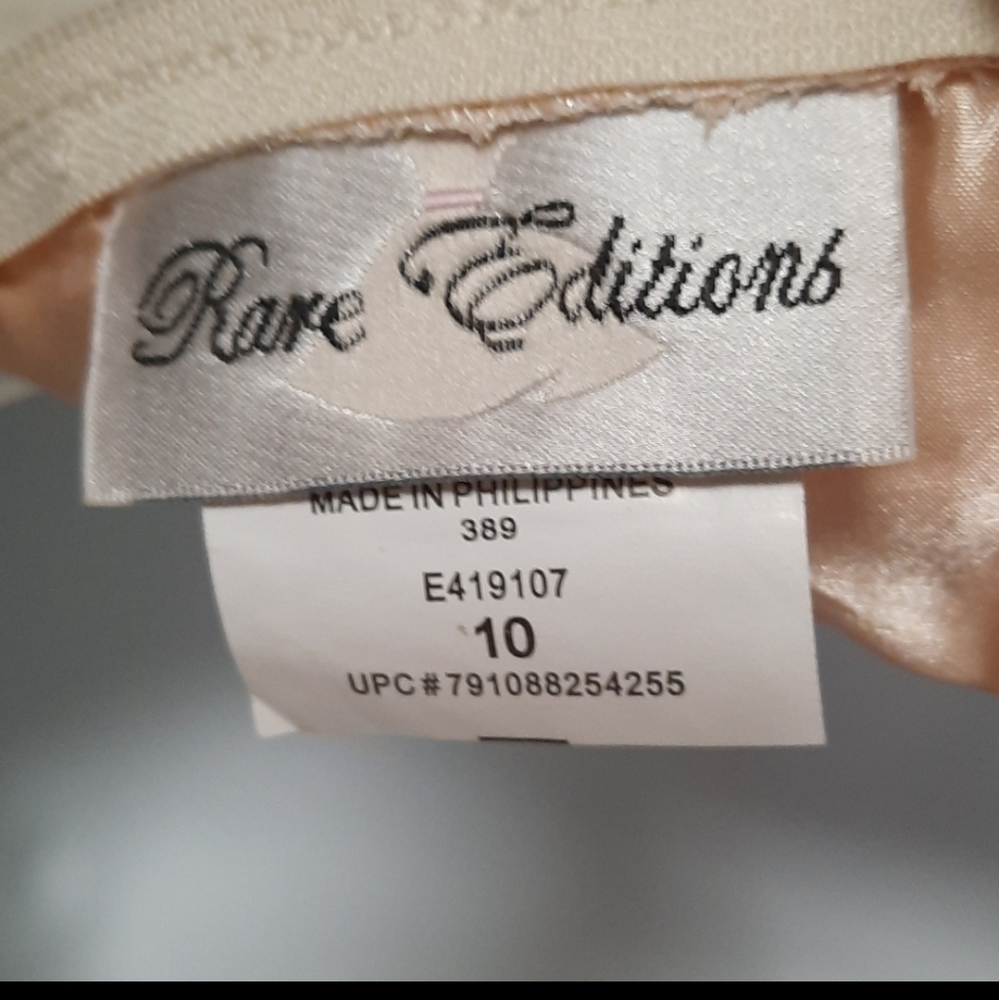 Rare Editions Pink Embroidered Lace Dress - Picture 9 of 10